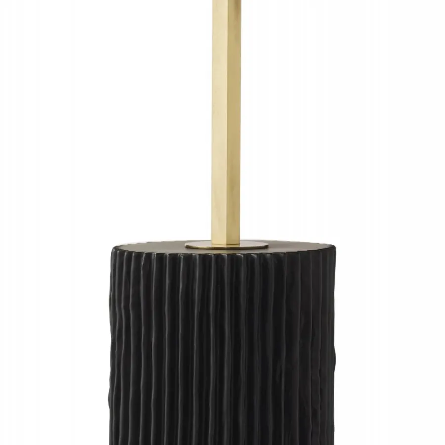 obrazek 4 Lampa stołowa z kolumnową ceramiczną podstawą H.84xL.36xP.16 cm