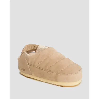 Zdjęcie Sandały Zamszowe Damskie Moon Boot Sandal Band Suede Beżowe