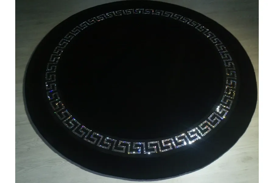 obrazek 2 Greckie koło - dywan z kryształami Preciosa średnica 175 cm / 200cm