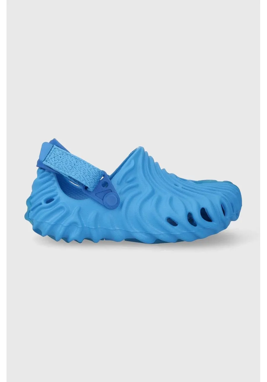 obrazek 1 Crocs klapki dziecięce Salehe Bembury x The Pollex Clog kolor niebieski