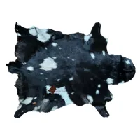 Picture Leather carpet with an unusual shape, 100x80 cm