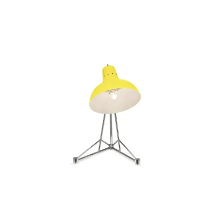 Zdjęcie Oryginalna żółta lampka na dziecięce biurko