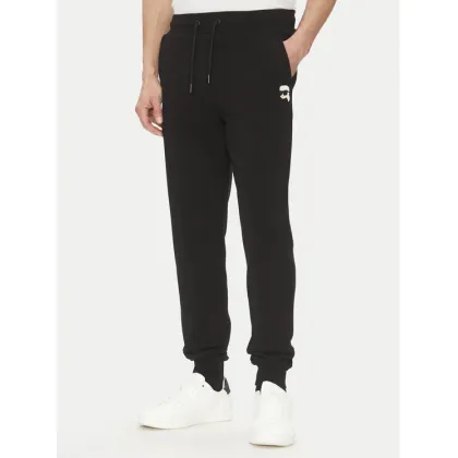 Zdjęcie KARL LAGERFELD Spodnie dresowe 705713 500900 Czarny Regular Fit