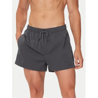 Zdjęcie Calvin Klein Swimwear Szorty kąpielowe KM0KM01048 Szary Regular Fit