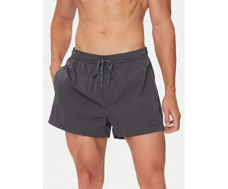 obrazek 1 Calvin Klein Swimwear Szorty kąpielowe KM0KM01048 Szary Regular Fit