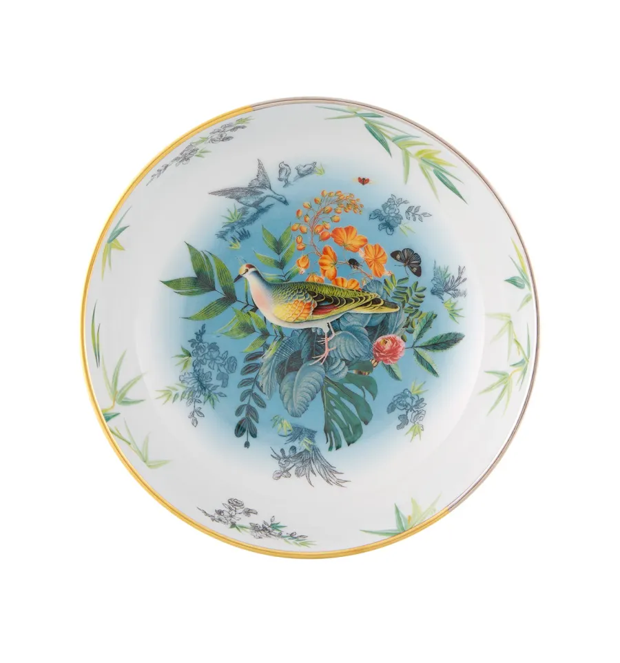 obrazek 2 Porcelanowa miska na płatki Rêveries z przedstawieniem roślin i ptaków - Vista Alegre
