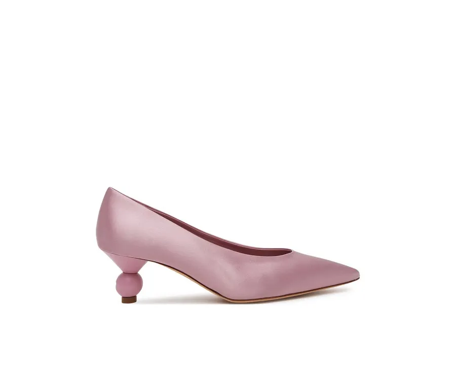 obrazek 1 Weekend Max Mara Czółenka Renzasatin 2515521055600 Różowy