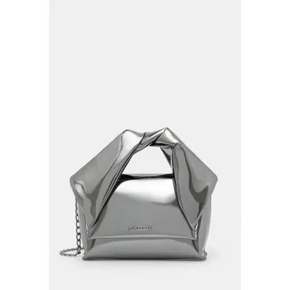 Zdjęcie JW Anderson torebka Small Twister Bag kolor srebrny HB0622.FA0284.975