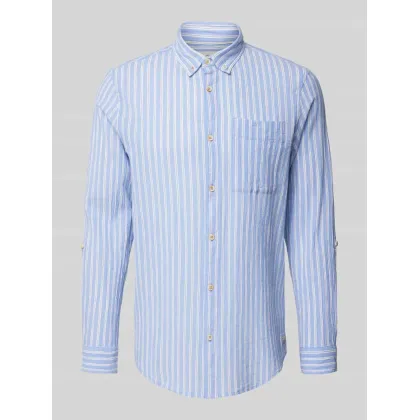 Zdjęcie Koszula casualowa o kroju regular fit z kołnierzykiem typu button down