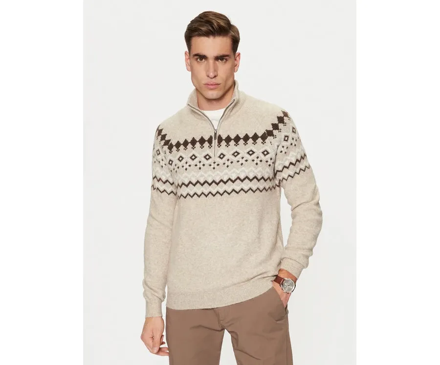 obrazek 1 Guess Sweter M4PR59 Z3LQ0 Beżowy Regular Fit