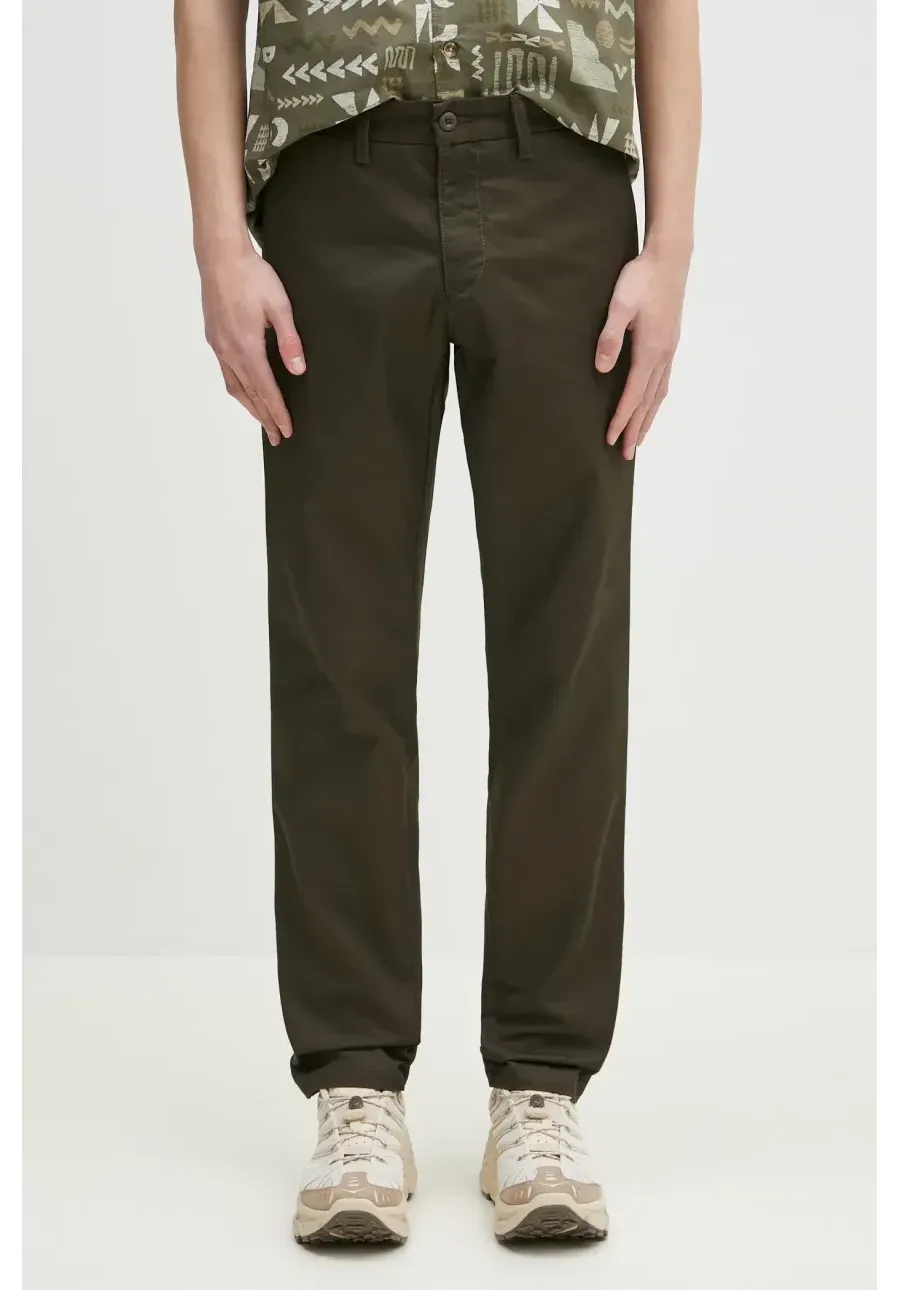 obrazek 1 Carhartt WIP spodnie męskie kolor zielony proste I003367.CYPRESS