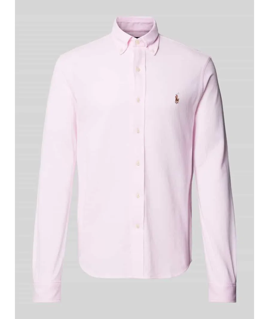 obrazek 1 Koszula casualowa o kroju regular fit z wyhaftowanym logo