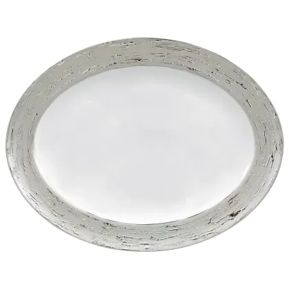 Zdjęcie Półmisek owalny 39 cm wykonany z najwyższej jakości porcelany - Porcel