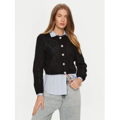 Zdjęcie ViCOLO Kardigan 33013S Czarny Regular Fit