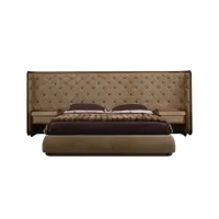 Zdjęcie Stylowe, designerskie łóżko z zagłówkiem, super king size - Ulivi Salotti