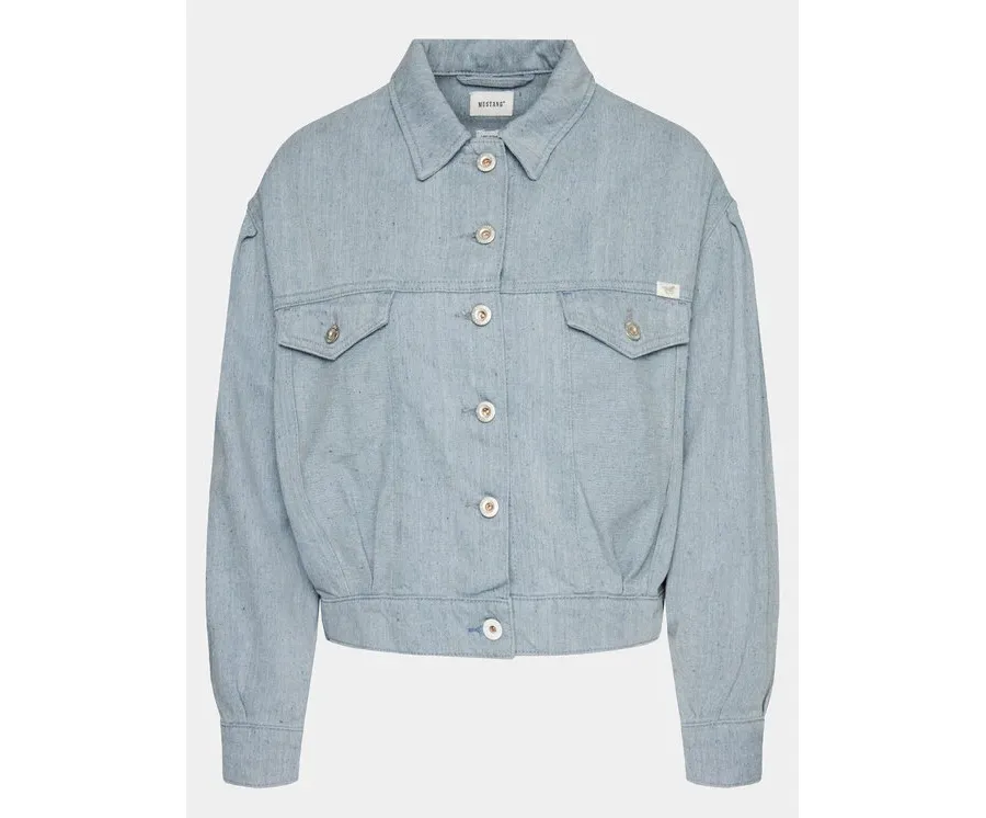 obrazek 1 Mustang Kurtka jeansowa Bethany 1014801 Niebieski Regular Fit