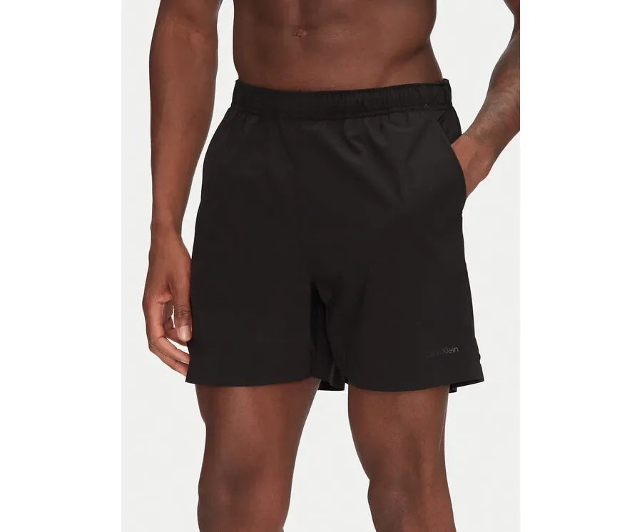 obrazek 1 Calvin Klein Swimwear Szorty kąpielowe KM0KM01118 Czarny Regular Fit