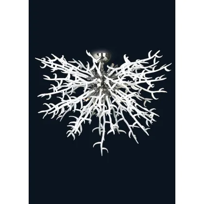 Zdjęcie Dekoracyjna lampa sufitowa Coral ze szkła Murano w wielu kolorach na 3 światła