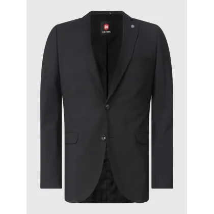 Zdjęcie Marynarka zapinana na 2 guziki o kroju slim fit z dodatkiem streczu model ‘Caden’