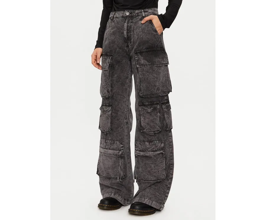 obrazek 1 Alpha Industries Spodnie cargo 148022 Szary Regular Fit