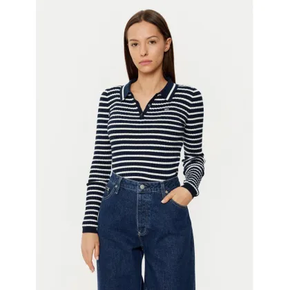 Zdjęcie Tommy Jeans Sweter DW0DW19887 Beżowy Slim Fit