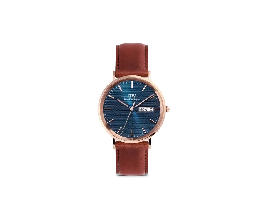 obrazek 1 Daniel Wellington Zegarek Classic Day Display 40 DW00100830 Różowe złoto