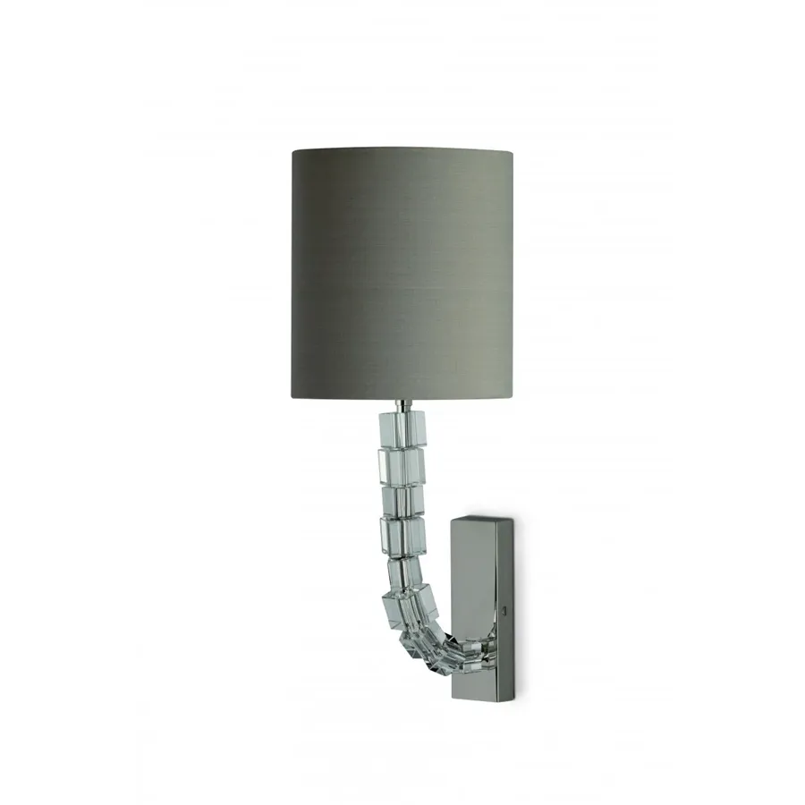 obrazek 1 Klasyczna lampa na ścianę z kryształkami - Luxury Products