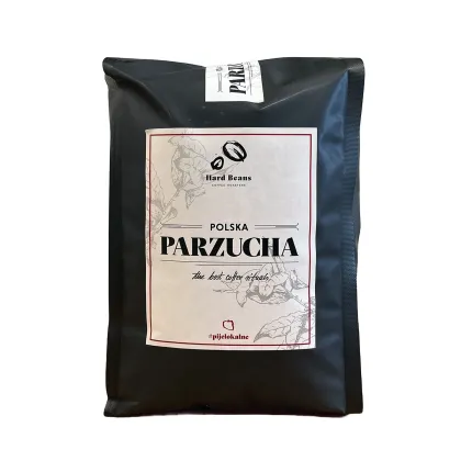 Zdjęcie Hard Beans - kawa ziarnista Polska Parzucha - Kawa ziarnista 1 kg HARD BEANS