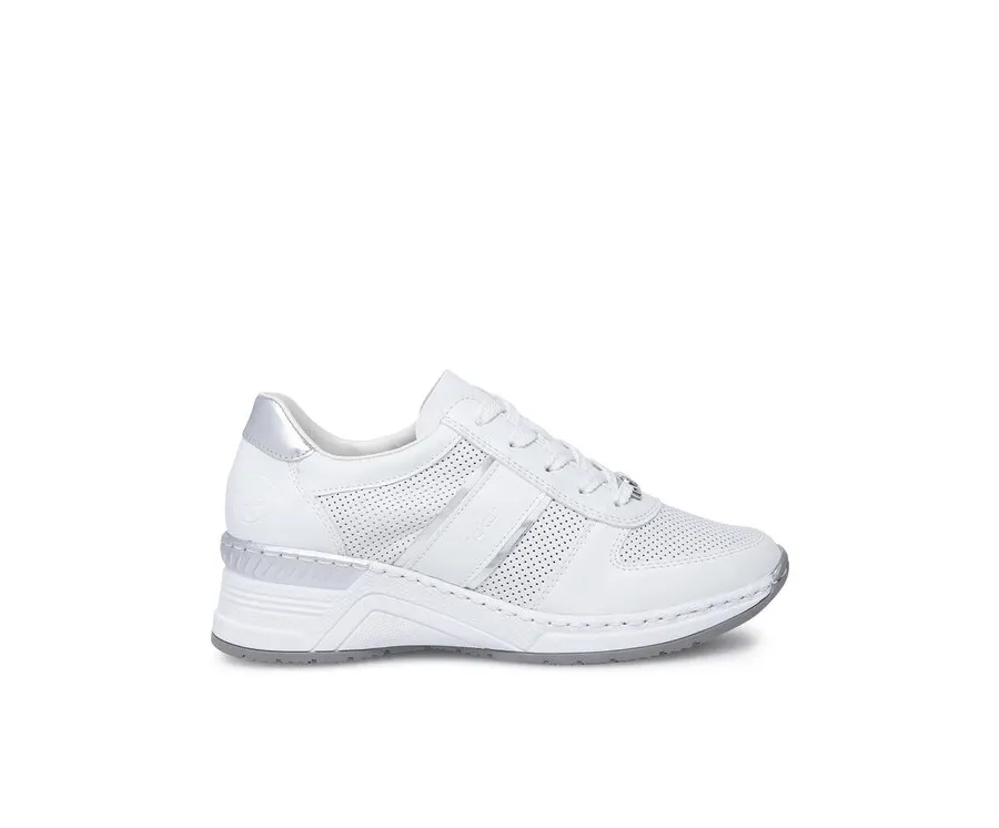 obrazek 1 Rieker Sneakersy N4315-80 Biały