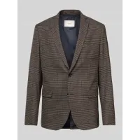 Zdjęcie Marynarka do garnituru o kroju slim fit z flaneli ze wzorem w kratę model ‘S.O PURE’