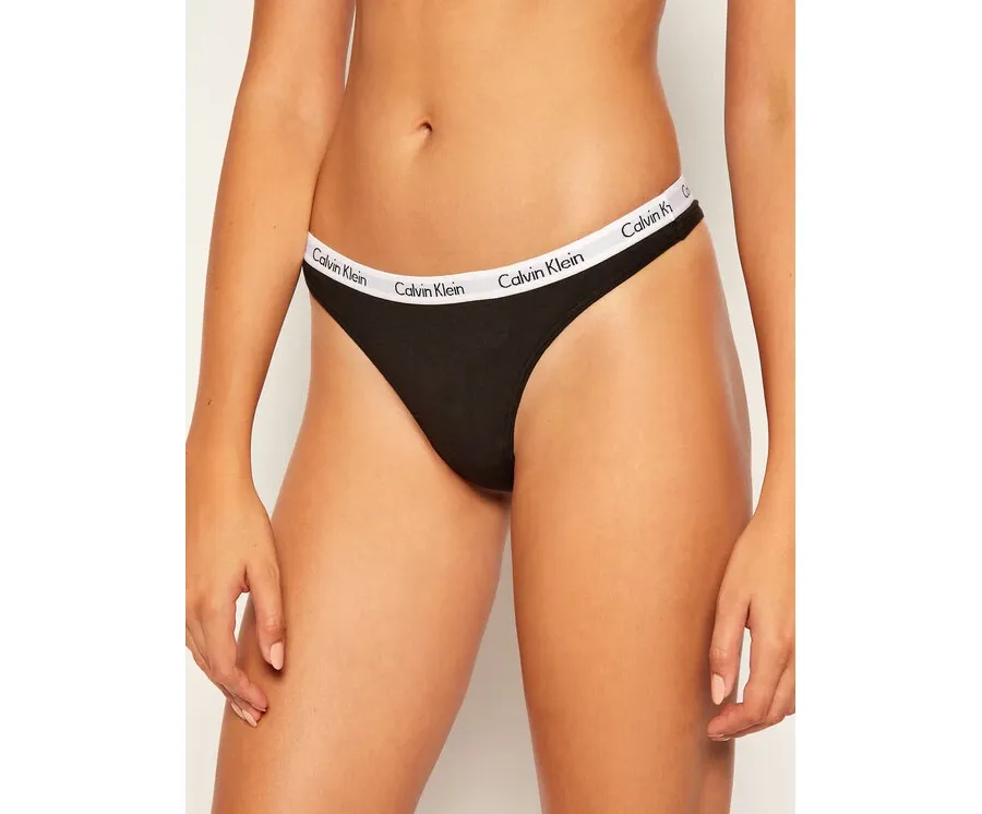 obrazek 1 Calvin Klein Underwear Stringi 0000D1617E Czarny