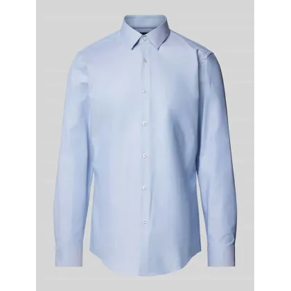 Zdjęcie Koszula biznesowa o kroju slim fit z kołnierzykiem typu kent model ‘Hank’