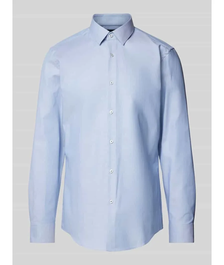 obrazek 1 Koszula biznesowa o kroju slim fit z kołnierzykiem typu kent model ‘Hank’