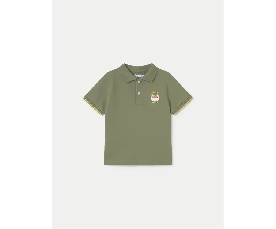 obrazek 1 Mayoral Polo 1108 Zielony Regular Fit