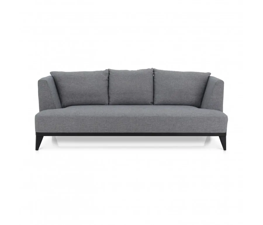 obrazek 2 Szara elegancka sofa 3-osobowa w stylu nowoczesnym - Sevensedie
