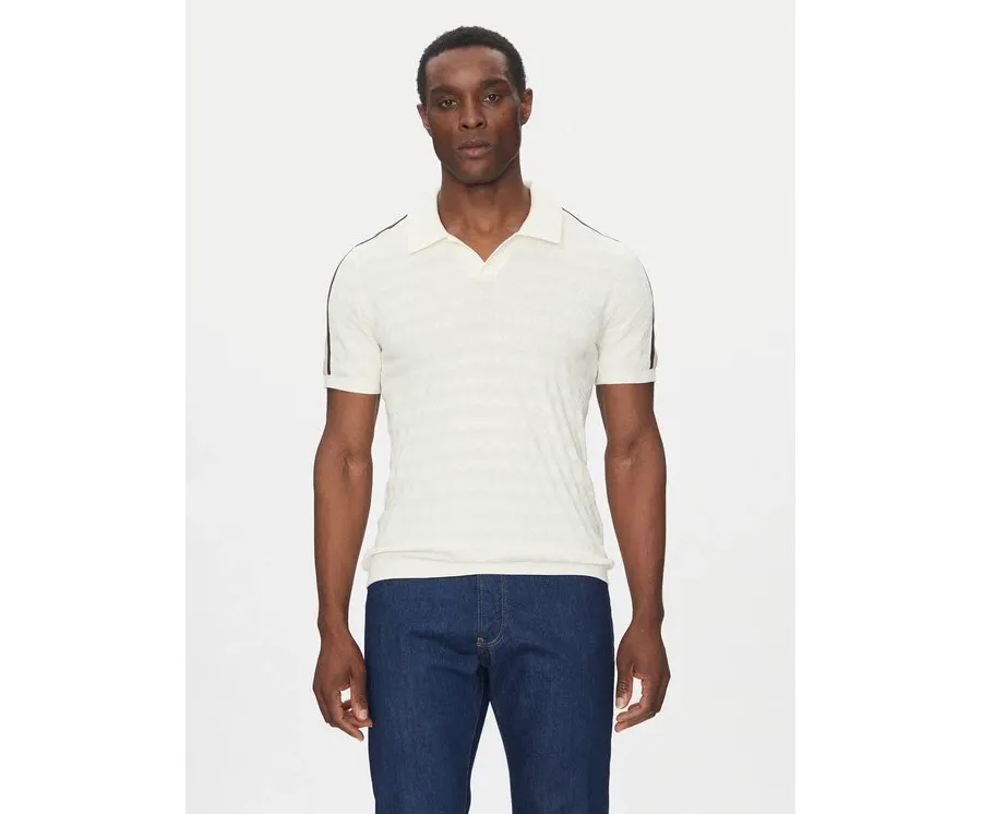 obrazek 1 Liu Jo Sweter Maglia Chiusa QA5029 MA71P Écru Regular Fit