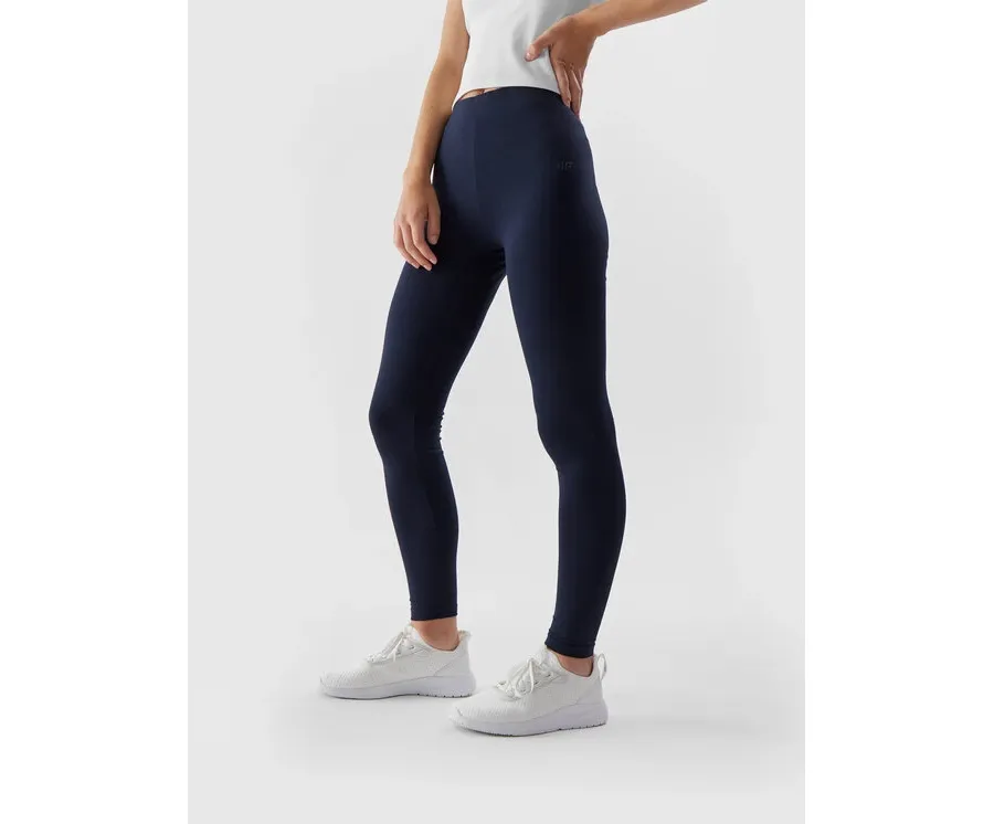 obrazek 1 4F Legginsy 4FAW23TTIGF108 Granatowy Regular Fit