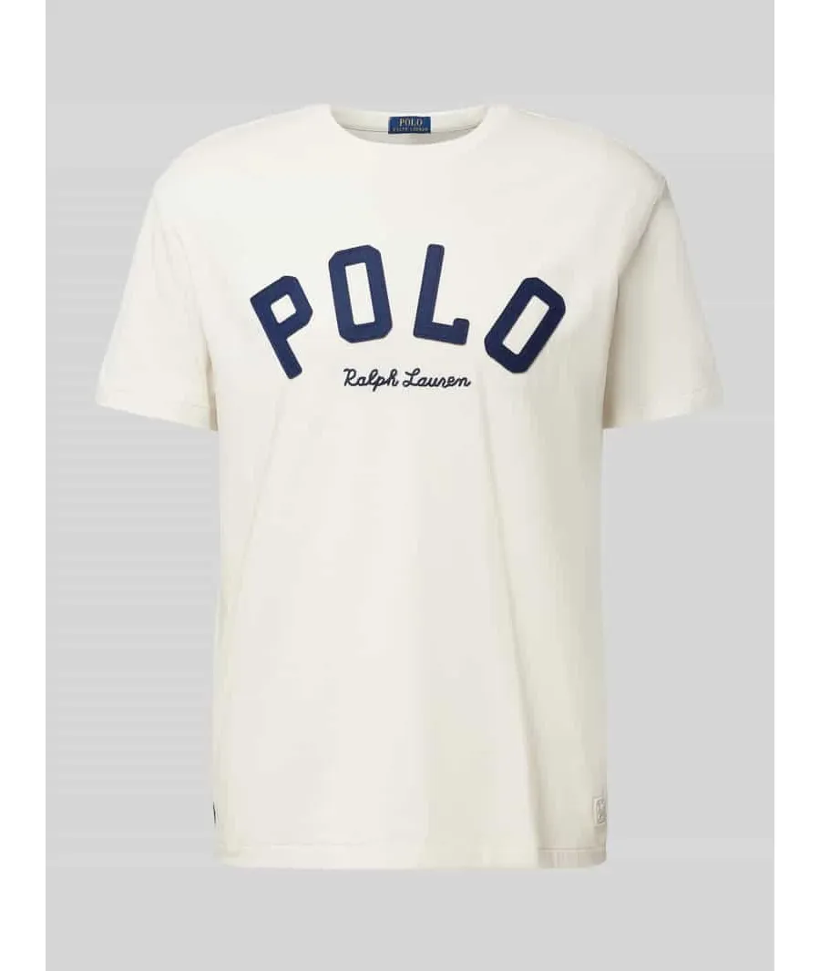 obrazek 1 T-shirt z detalem z logo