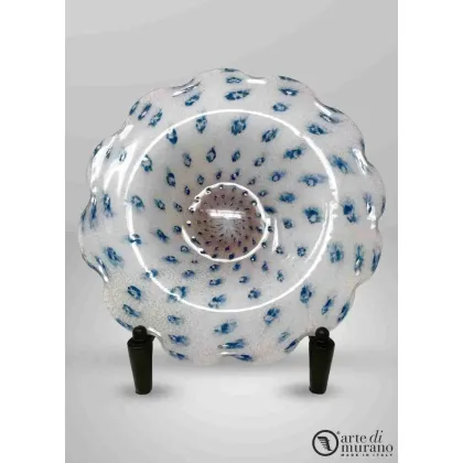 Zdjęcie Gustowny ręcznie wykonany talerz ze szkła Murano