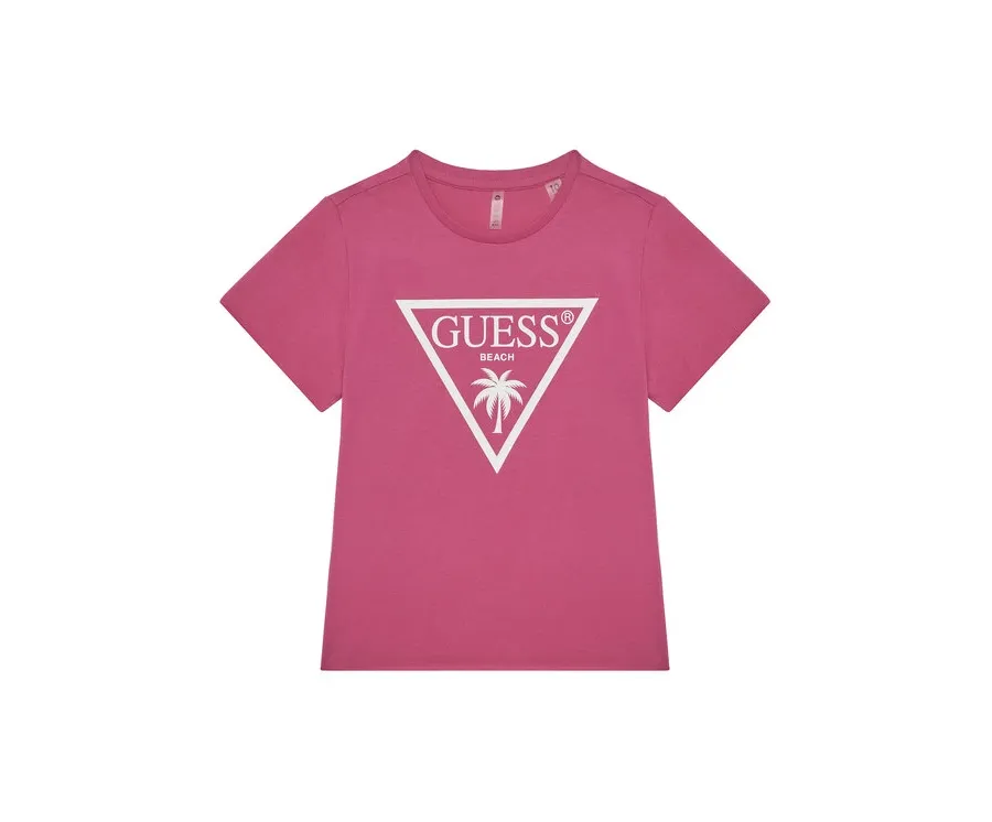 obrazek 1 Guess T-Shirt J5GI36 JA914 Różowy Boxy Fit
