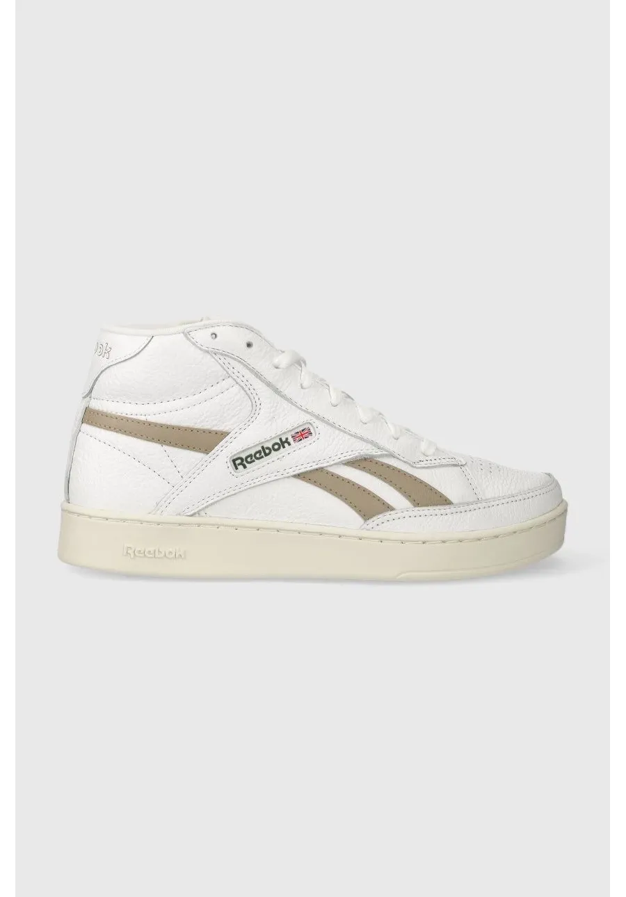 obrazek 1 Reebok sneakersy skórzane Club C Form Hi kolor biały