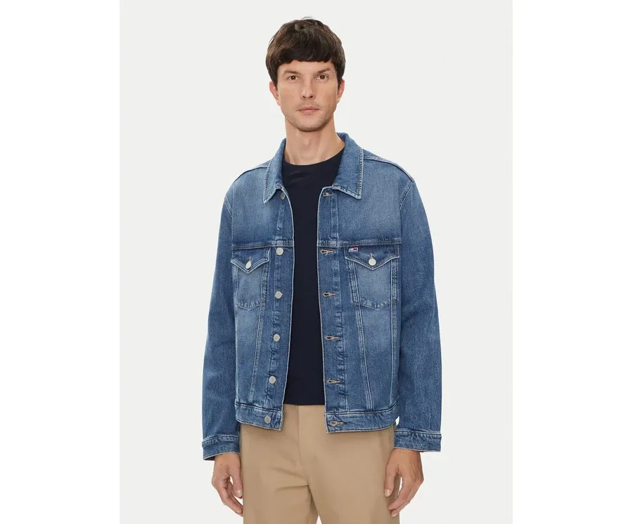 obrazek 1 Tommy Jeans Kurtka jeansowa Ryan DM0DM20196 Niebieski Regular Fit