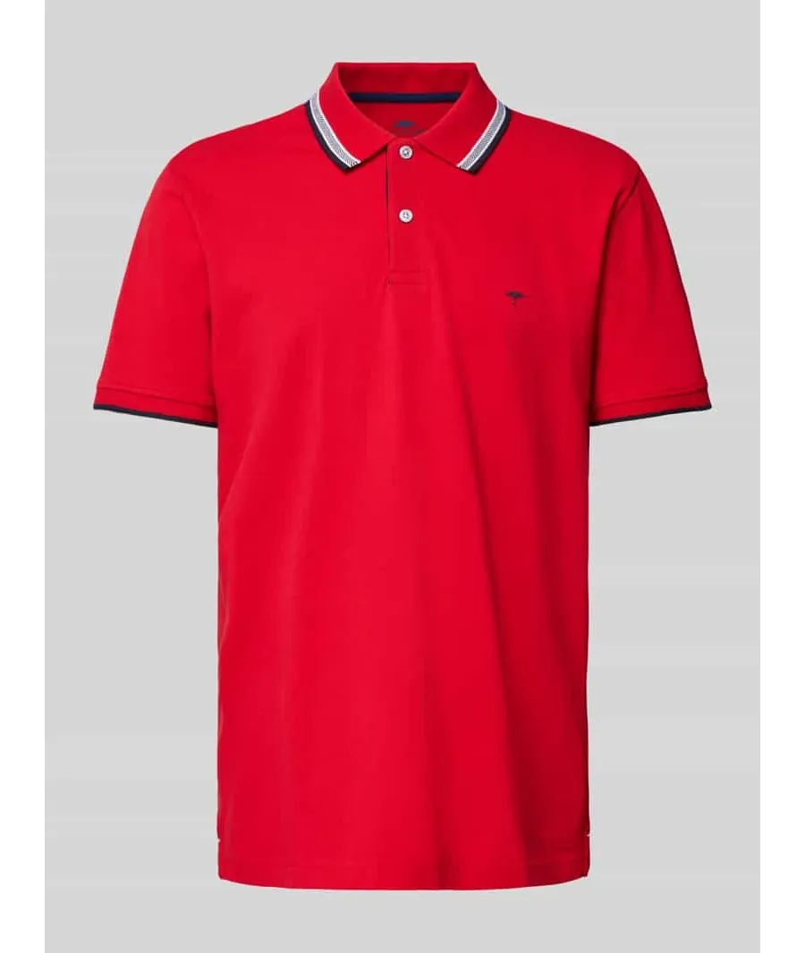 obrazek 1 Koszulka polo o kroju regular fit z paskami w kontrastowym kolorze