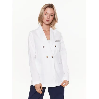 Zdjęcie Fabiana Filippi Marynarka GCD273W247 Biały Regular Fit