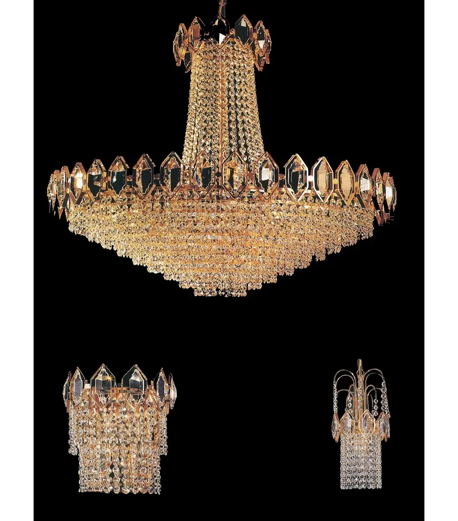 obrazek 1 Szklana lampa ścienna do luksusowego wnętrza