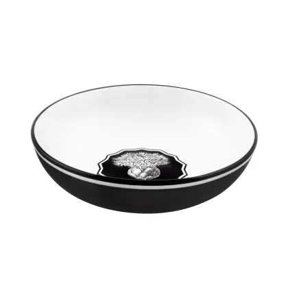 Zdjęcie Porcelanowa czarna miska na płatki Herbariae z motywem inspirowanym ostem - Vista Alegre