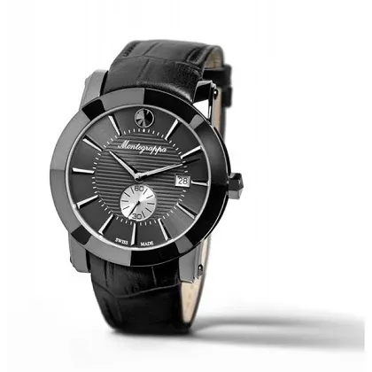 Picture Gray Dial NeroUno Monetegrappa Quartz Watch