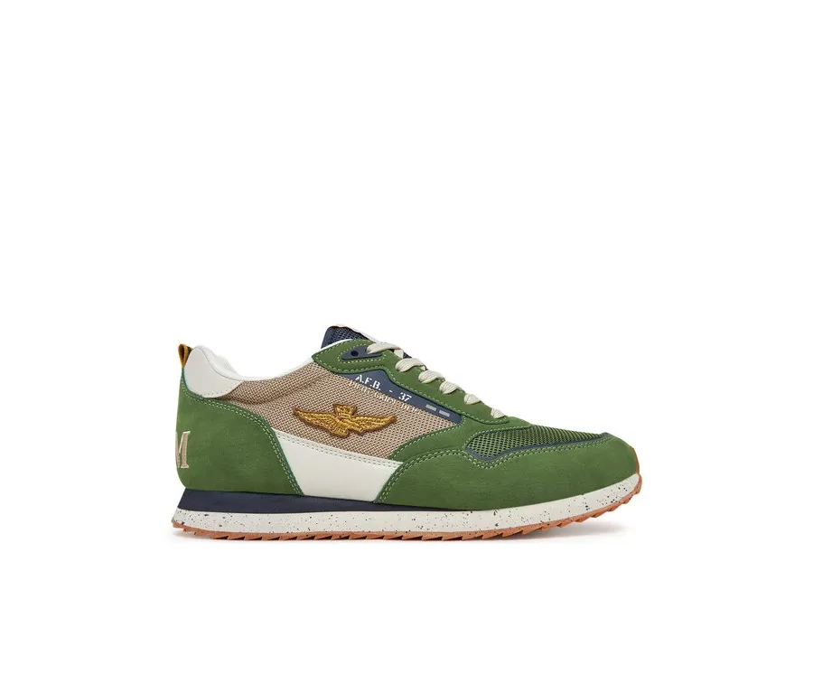 obrazek 1 Aeronautica Militare Sneakersy 251SC288CT3545 Khaki