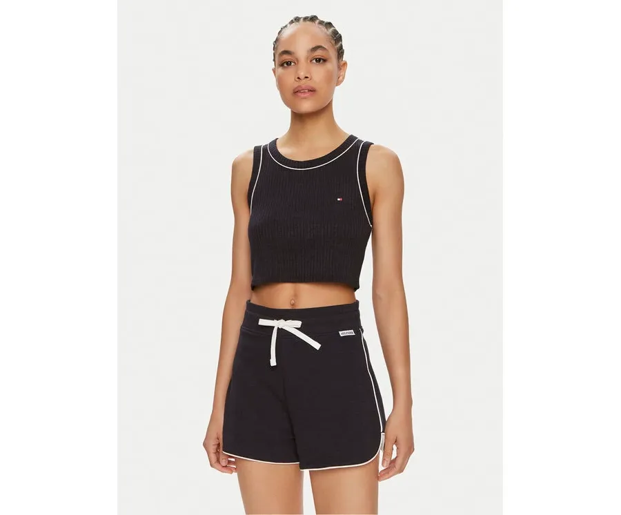 obrazek 1 Tommy Hilfiger Top UW0UW05232 Granatowy Slim Fit