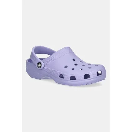 Zdjęcie Crocs klapki Classic damskie kolor fioletowy 10001.0BN